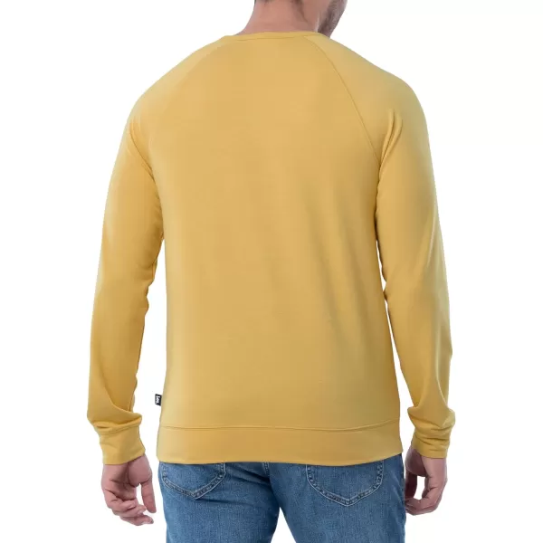 Lee Mens French Terry Long Sleeve Raglan Tee ShirtYellow