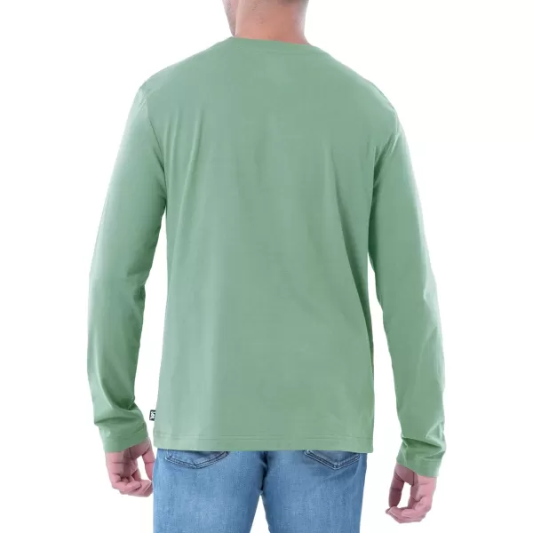 Lee Mens Long Sleeve Cotton TShirtBasil