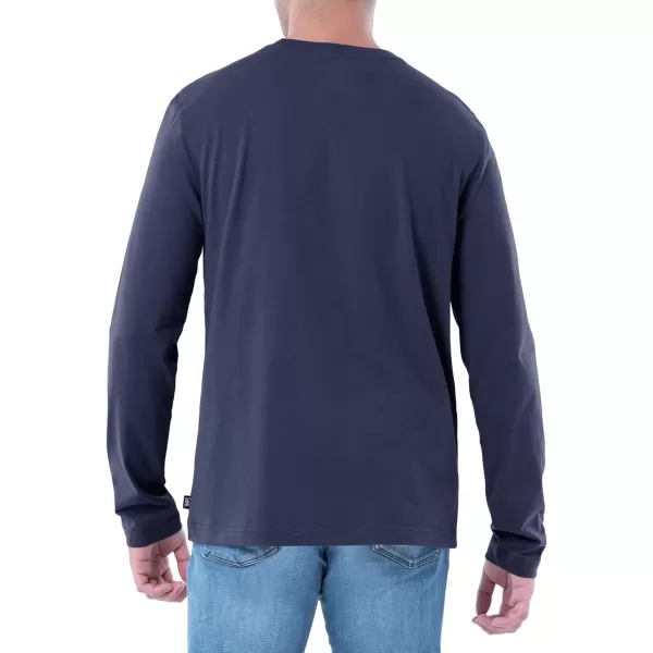 Lee Mens Long Sleeve Cotton TShirtPatriot Blue