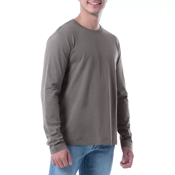 Lee Mens Long Sleeve Cotton TShirtSmoked Pearl