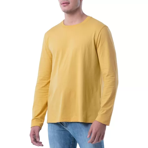 Lee Mens Long Sleeve Cotton TShirtYellow