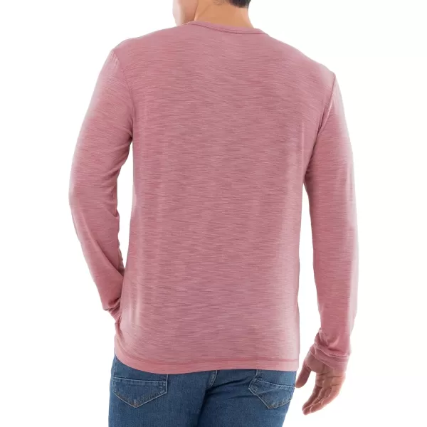 Lee Mens Quick Dry Long Sleeve TeeAntique Blush Heather