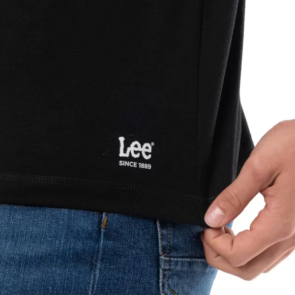 Lee Mens Quick Dry Long Sleeve TeeBlack