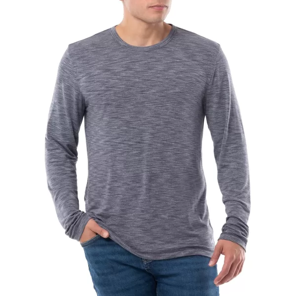 Lee Mens Quick Dry Long Sleeve TeeSmoke Heather