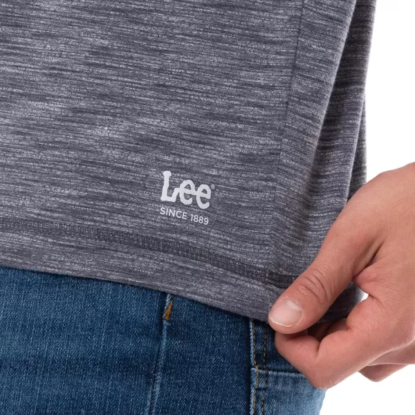 Lee Mens Quick Dry Long Sleeve TeeSmoke Heather