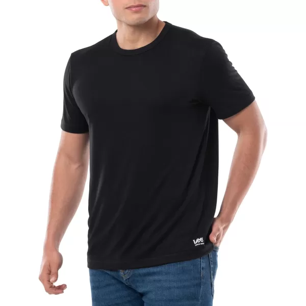 Lee Mens Quick Dry Short Sleeve TeeBlack