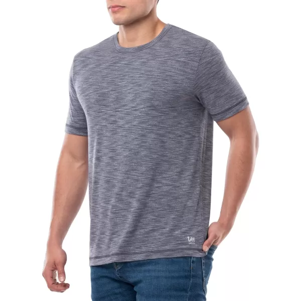 Lee Mens Quick Dry Short Sleeve TeeSmoke Heather