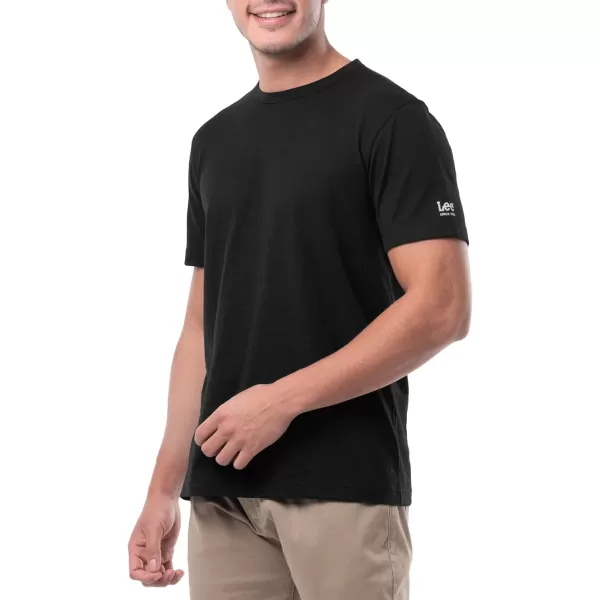 Lee Mens Short Sleeve Slub TeeBlack