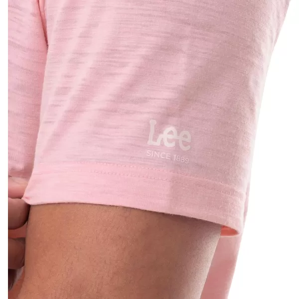 Lee Mens Short Sleeve Slub TeeCoral Blush