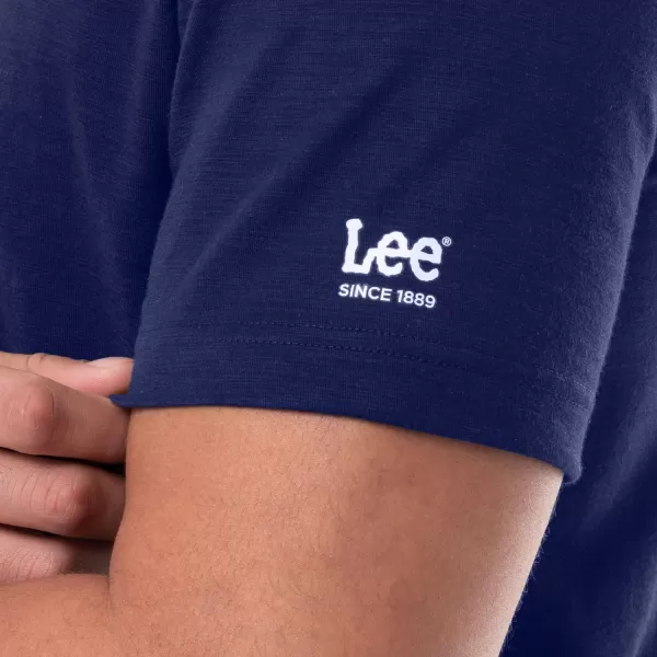 Lee Mens Short Sleeve Slub TeePatriot Blue