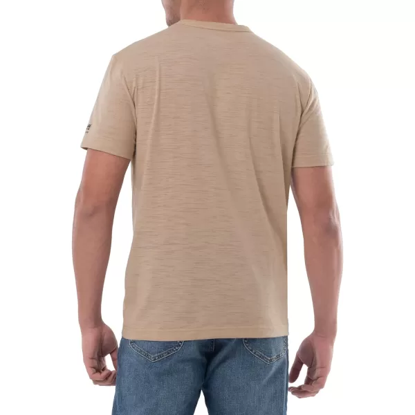 Lee Mens Short Sleeve Slub TeeWalnut