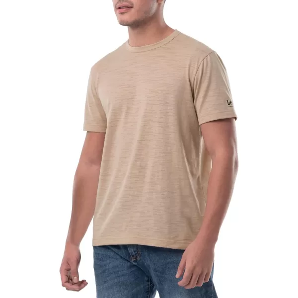 Lee Mens Short Sleeve Slub TeeWalnut