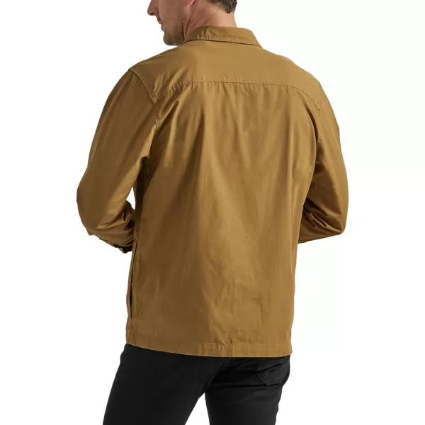 Lee Mens Workwear Loose Fit Long Sleeve ButtonDown OvershirtTumbleweed Canvas