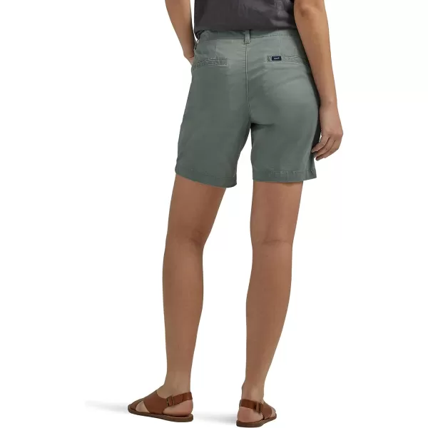 Lee Womens Legendary 7 Chino WalkshortFort Green