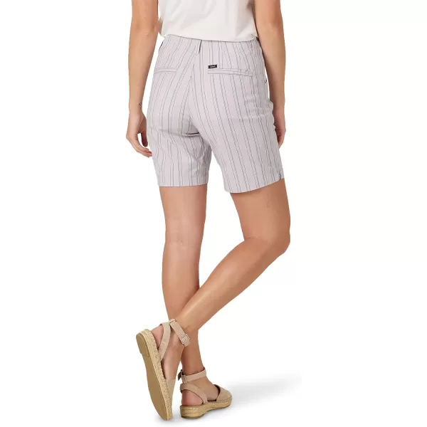 Lee Womens Legendary 7 Chino WalkshortMisty Lilac Stripe