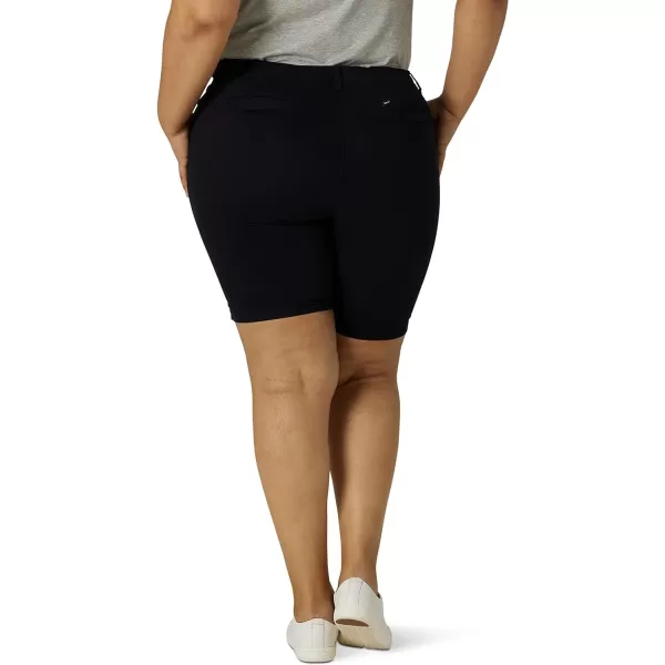 Lee Womens Plus Size Legendary 9 Chino Bermuda ShortBlack