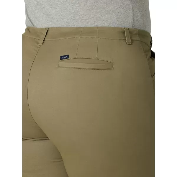 Lee Womens Plus Size Legendary 9 Chino Bermuda ShortDeep Lichen Green