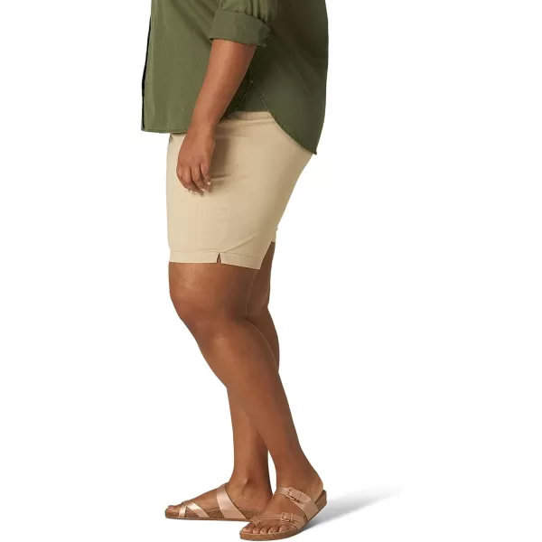 Lee Womens Plus Size Legendary 9 Chino Bermuda ShortSafari