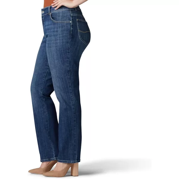 Lee Womens Plus Size Relaxed Fit Straight Leg JeanJaded