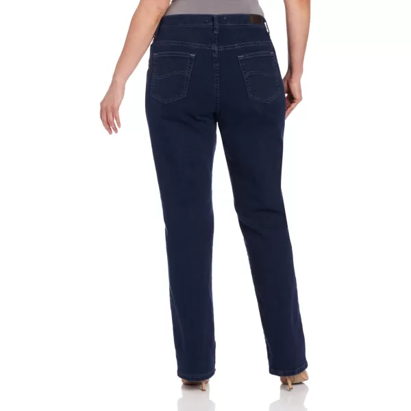 Lee Womens Plus Size Relaxed Fit Straight Leg JeanPremium Dark