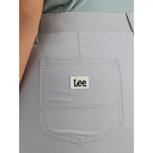 Lee Womens Plus Size Ultra Lux Comfort with Flextogo Utility Bermuda ShortMaterial Gray