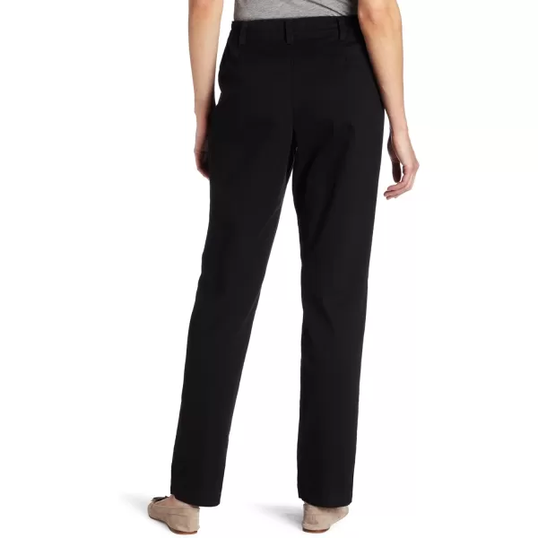 Lee Womens RelaxedFit Pleated PantBlack