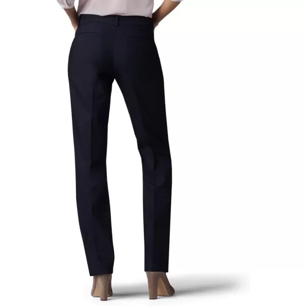 Lee Womens Secretly Shapes Regular Fit Straight Leg PantBlack