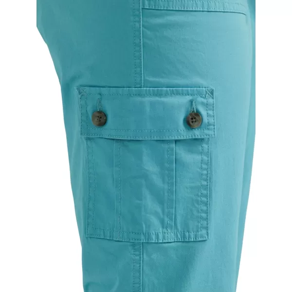 Lee Womens Ultra Lux Comfort with Flextogo Cargo Capri PantBay Blue