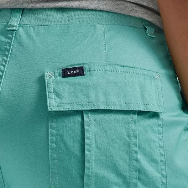 Lee Womens Ultra Lux Comfort with Flextogo Cargo Capri PantDusty Jade