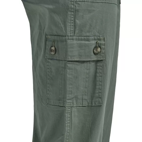 Lee Womens Ultra Lux Comfort with Flextogo Cargo Capri PantFort Green