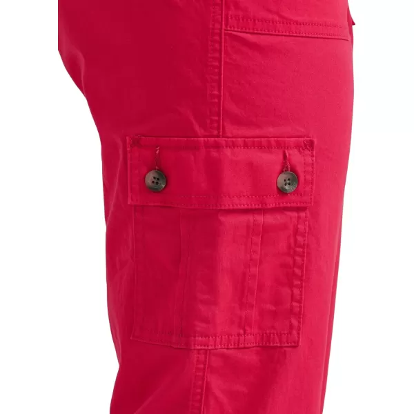 Lee Womens Ultra Lux Comfort with Flextogo Cargo Capri PantHot Magenta