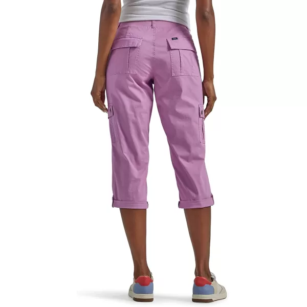 Lee Womens Ultra Lux Comfort with Flextogo Cargo Capri PantPansy