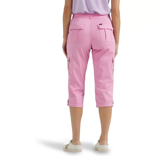 Lee Womens Ultra Lux Comfort with Flextogo Cargo Capri PantSugar Lilac