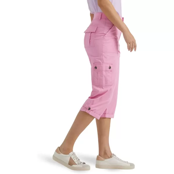 Lee Womens Ultra Lux Comfort with Flextogo Cargo Capri PantSugar Lilac