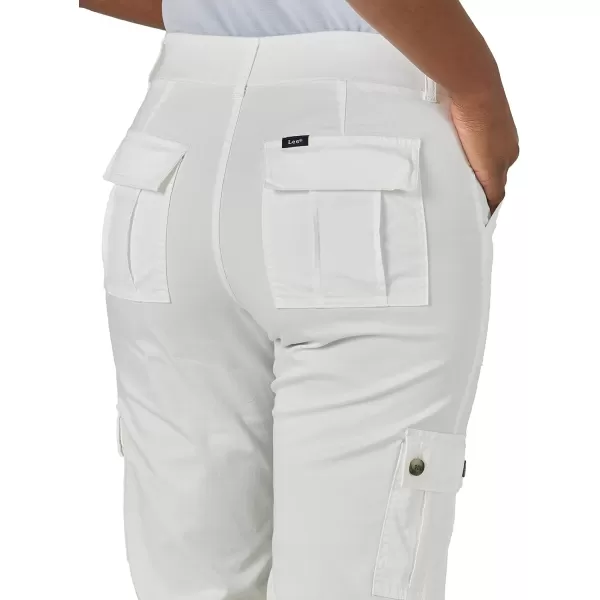 Lee Womens Ultra Lux Comfort with Flextogo Cargo Capri PantWhite