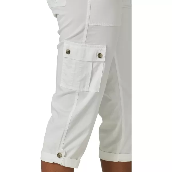 Lee Womens Ultra Lux Comfort with Flextogo Cargo Capri PantWhite