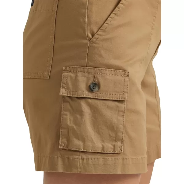 Lee Womens Ultra Lux Comfort with Flextogo Cargo ShortSettler Tan