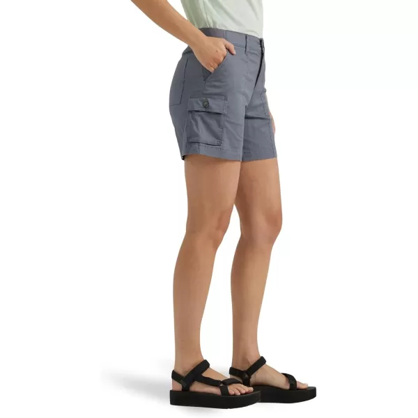 Lee Womens Ultra Lux Comfort with Flextogo Cargo ShortTech Gray