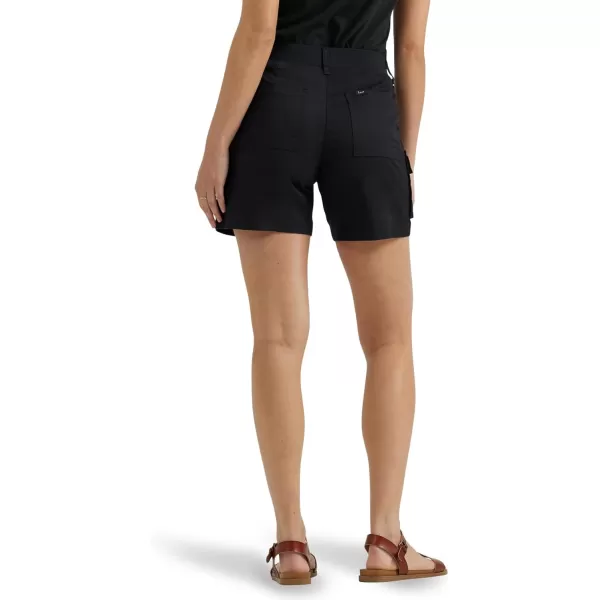 Lee Womens Ultra Lux Comfort with Flextogo Cargo ShortUnionall Black