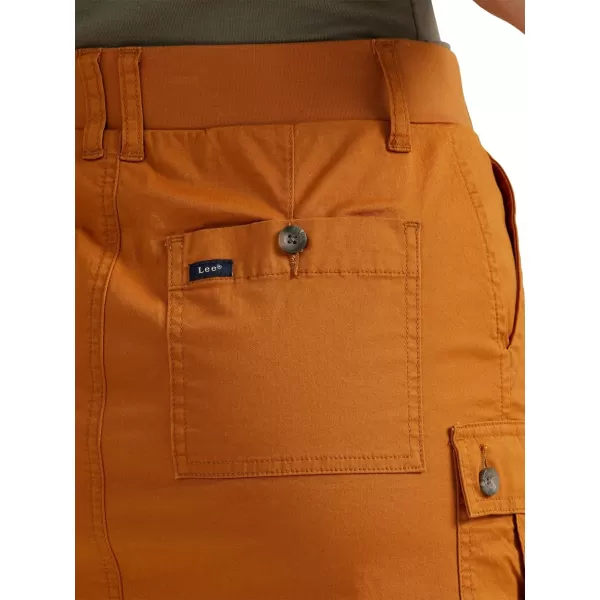 Lee Womens Ultra Lux Comfort with Flextogo Cargo SkortCaramel