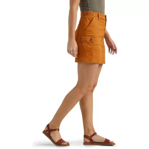 Lee Womens Ultra Lux Comfort with Flextogo Cargo SkortCaramel