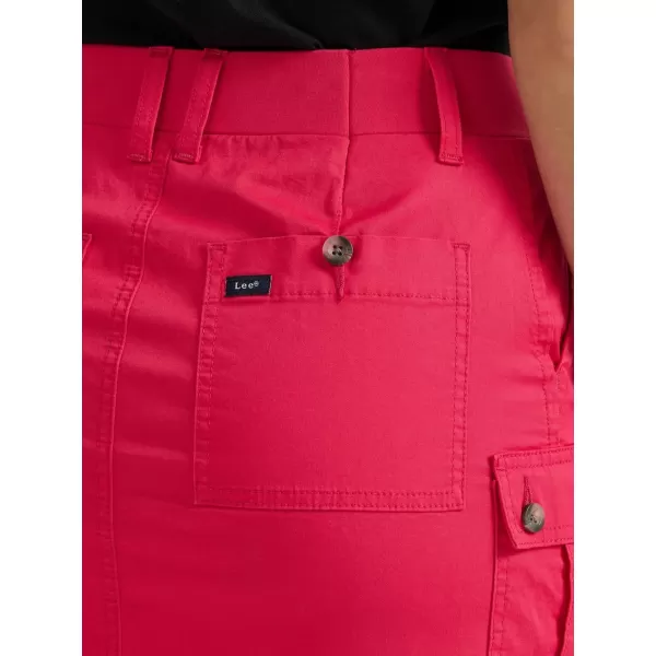 Lee Womens Ultra Lux Comfort with Flextogo Cargo SkortHot Magenta