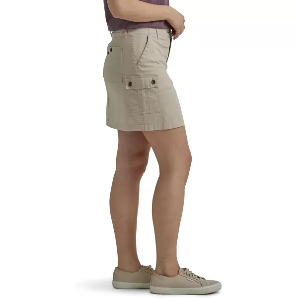 Lee Womens Ultra Lux Comfort with Flextogo Cargo SkortPioneer Beige