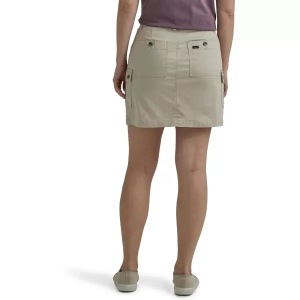 Lee Womens Ultra Lux Comfort with Flextogo Cargo SkortPioneer Beige