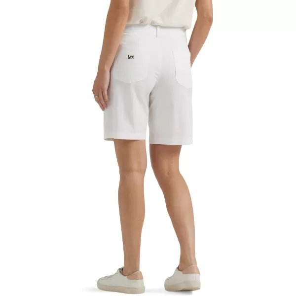 Lee Womens Ultra Lux Comfort with Flextogo Utility Bermuda ShortBright White