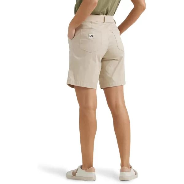 Lee Womens Ultra Lux Comfort with Flextogo Utility Bermuda ShortGreige