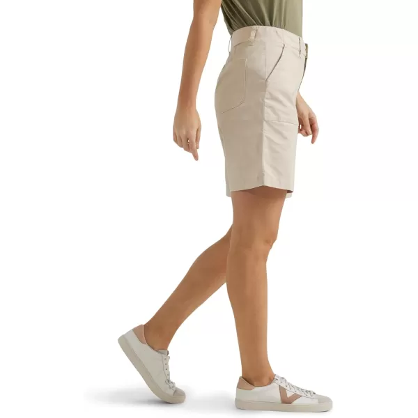 Lee Womens Ultra Lux Comfort with Flextogo Utility Bermuda ShortGreige