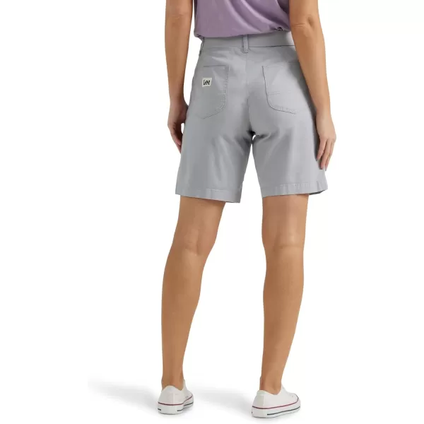 Lee Womens Ultra Lux Comfort with Flextogo Utility Bermuda ShortMaterial Gray