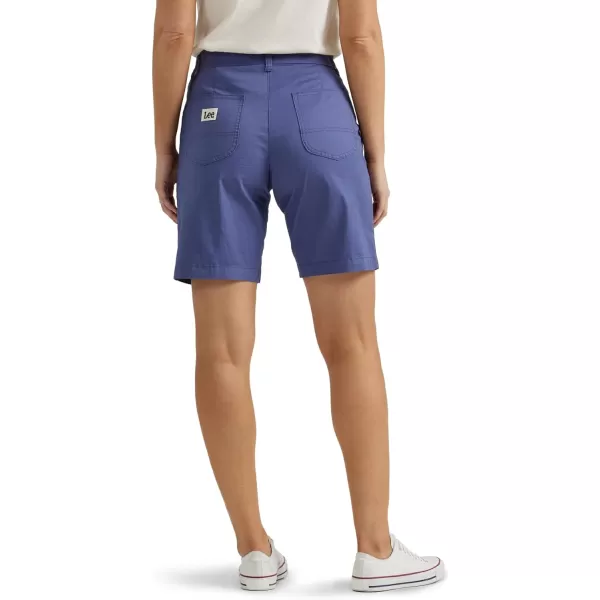 Lee Womens Ultra Lux Comfort with Flextogo Utility Bermuda ShortSurf Blue