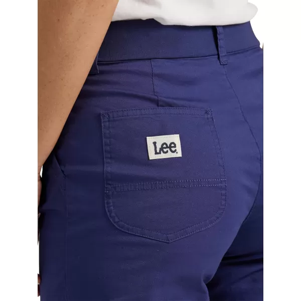 Lee Womens Ultra Lux Comfort with Flextogo Utility Skimmer Capri PantMedieval Blue